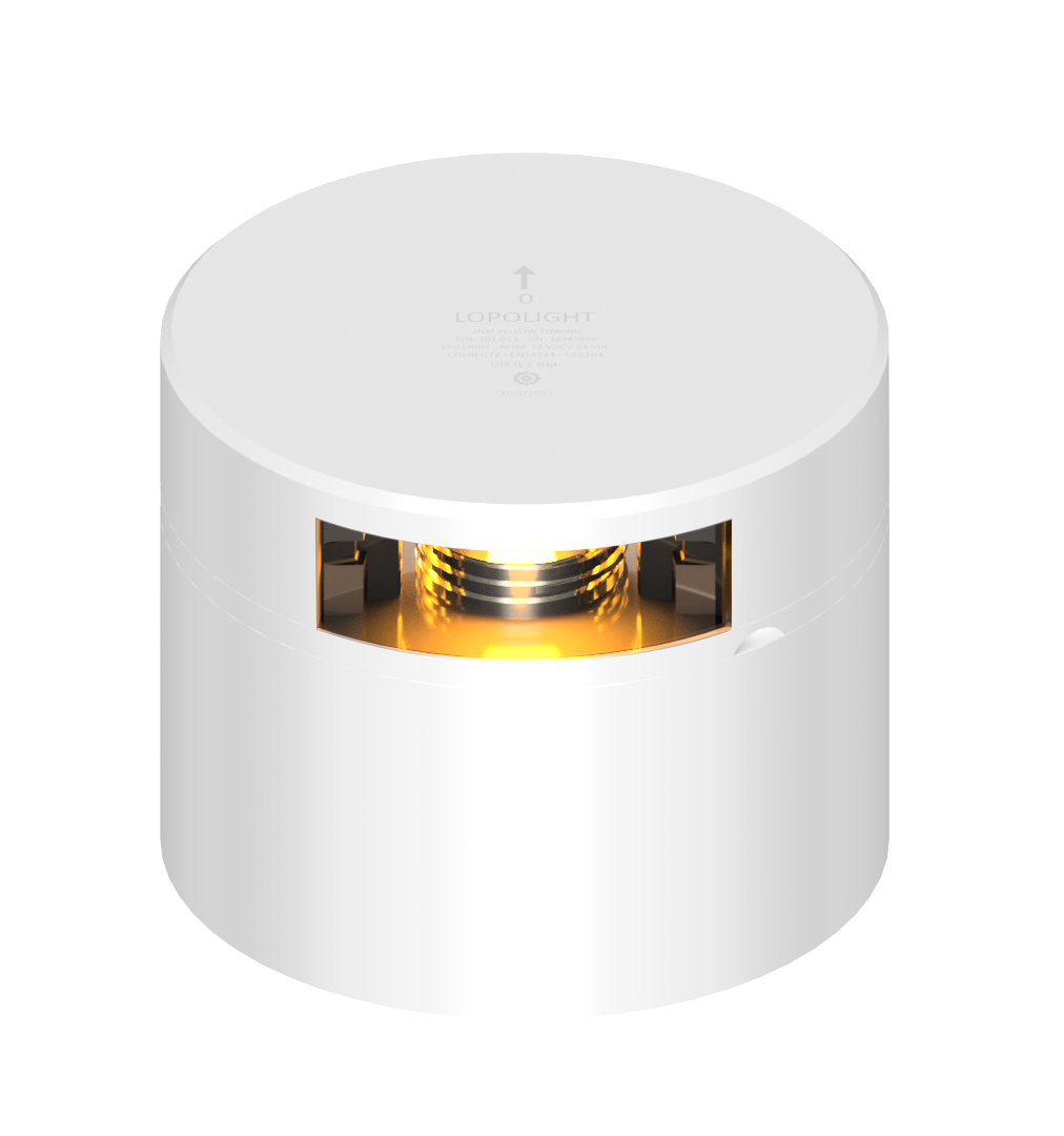 2nm 135° Yellow, Towing, white ceramic coated